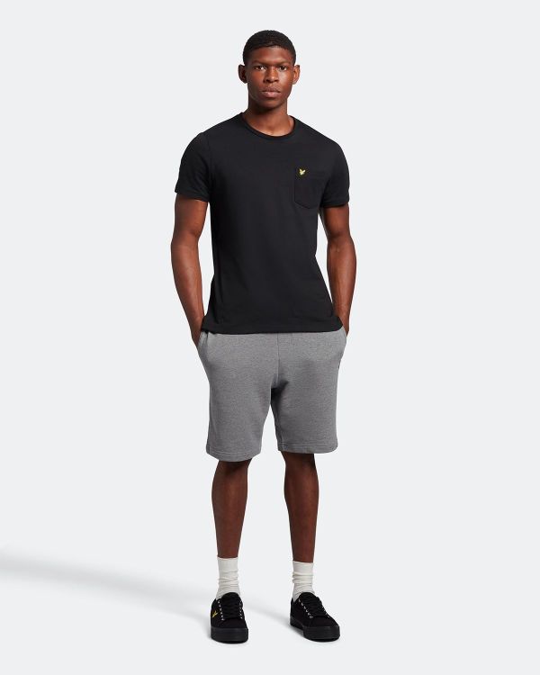 Lyle & Scott Grijze Sweat Short  (ML414VOG-T28) - Caramel (Sint-Job-in-’t-Goor)