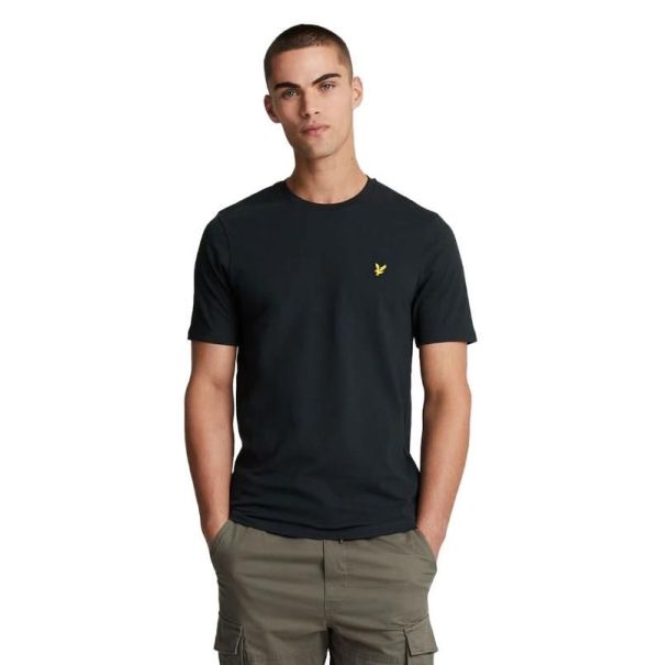 Lyle & Scott Plain T-Shirt Dark Navy  (TS400VOG-Z271) - Caramel (Sint-Job-in-’t-Goor)