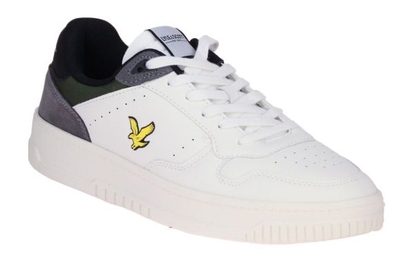 Lyle & Scott Culross Sneaker Wit  (ANDREW009-848) - Caramel (Sint-Job-in-’t-Goor)