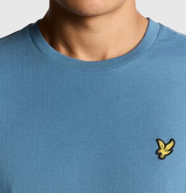 Lyle & Scott Plain T-Shirt Ocean Sky  (TS400VOG-X861) - Caramel (Sint-Job-in-’t-Goor)