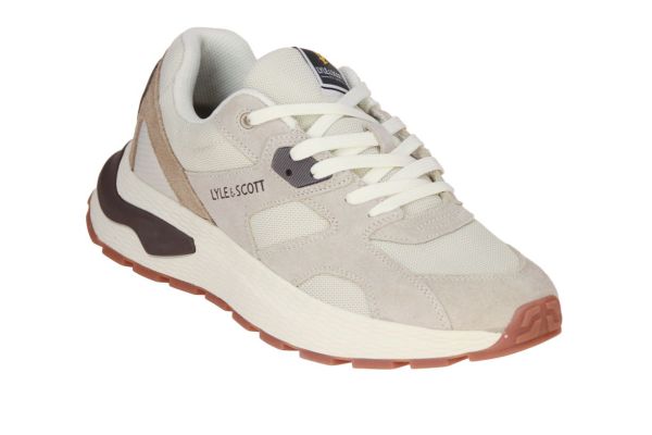 Lyle & Scott Logan Sneaker Beige  (QUATTRO007-387) - Caramel (Sint-Job-in-’t-Goor)