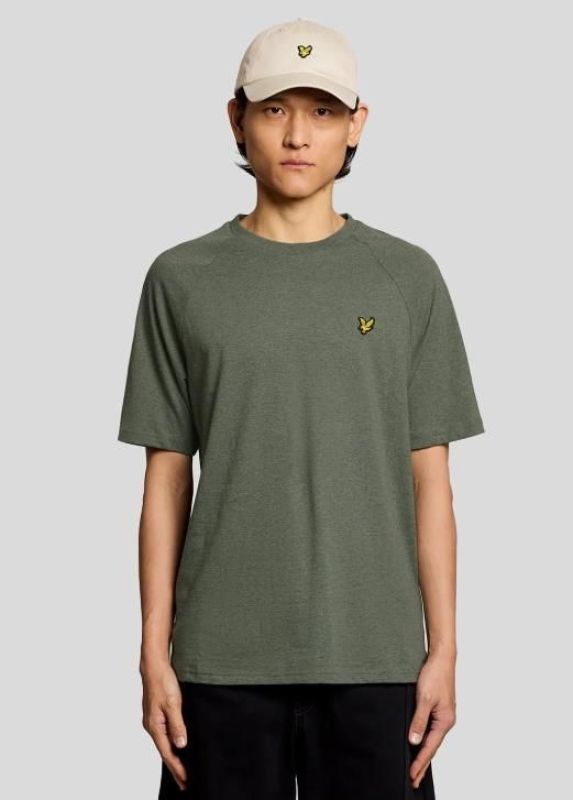 Lyle & Scott Tri-Marl Raglan T-Shirt Khaki  (TS2429V-Y178) - Caramel (Sint-Job-in-’t-Goor)