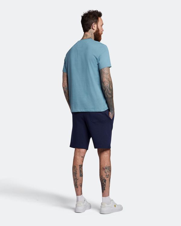 Lyle & Scott Sweat Short Dark Navy  (ML414VOG-Z271) - Caramel (Sint-Job-in-’t-Goor)