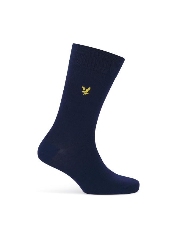 Lyle & Scott - Flanders Box 3-pack Premium Socks Stripe, Beacon Blue and Argyle  (SK-BOX-039/20404) - Caramel (Sint-Job-in-’t-Goor)