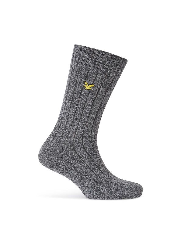 Lyle & Scott MCGill, 3 Pack premium Boot Socks - Sand, Black Marl, Antique White Marl  (SK-HV-504/20380) - Caramel (Sint-Job-in-’t-Goor)