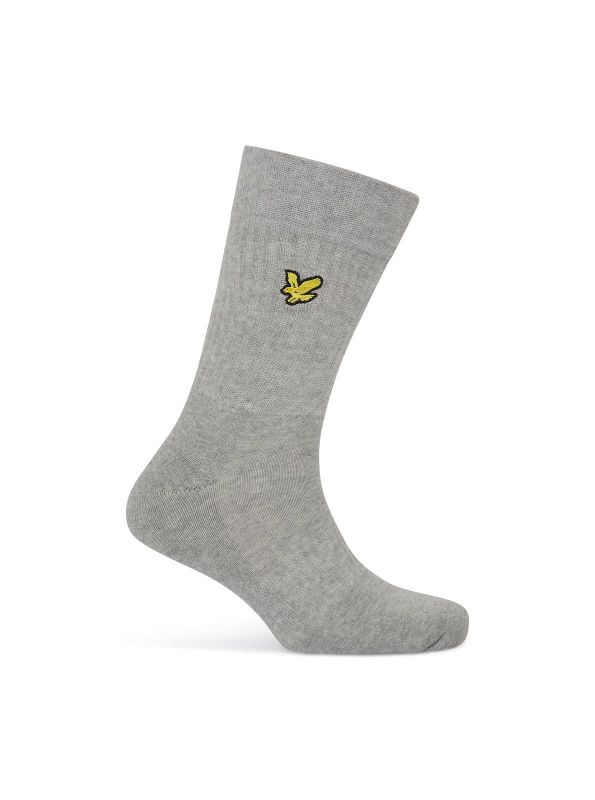 Lyle & Scott  Hamilton 3 Pack Premium Sport Socks - Black Marl x2, Grey Marl x1  (SPRT-SK-502/20389) - Caramel (Sint-Job-in-’t-Goor)