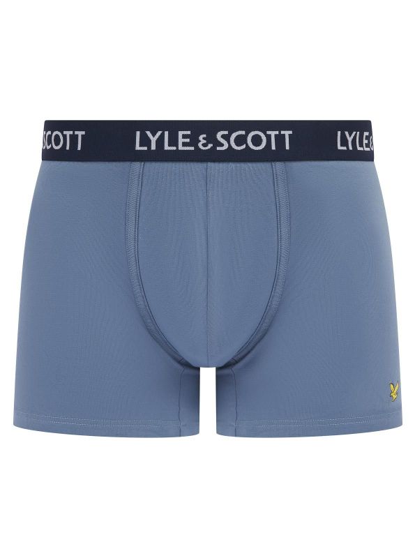 Lyle & Scott Maguire Underwaer - 3 Pack Infinity, Check and Beacon Blue  (UW-F-048/20370) - Caramel (Sint-Job-in-’t-Goor)