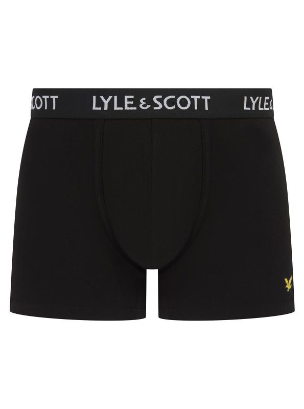 Lyle & Scott Maguire Underwaer - 3 Pack Granite Gray, Check and black  (UW-F-048/20369 ) - Caramel (Sint-Job-in-’t-Goor)