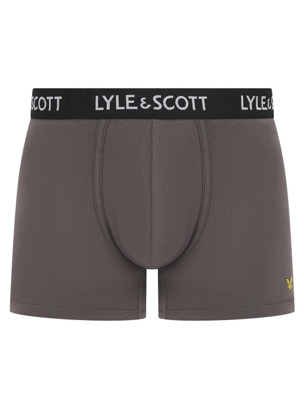 Lyle & Scott Maguire Underwaer - 3 Pack Granite Gray, Check and black  (UW-F-048/20369 ) - Caramel (Sint-Job-in-’t-Goor)