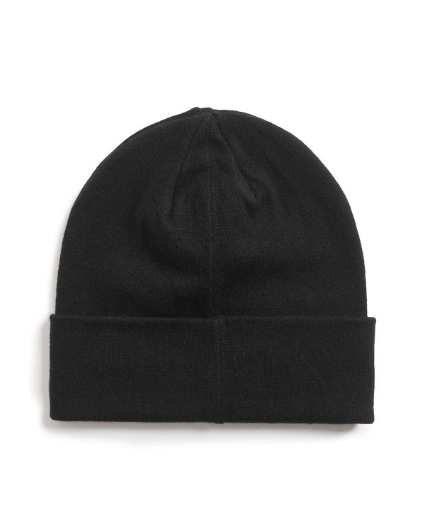 Lyle & Scott Cotton Merino Beanie Jet Black  (HE2313A-Z865) - Caramel (Sint-Job-in-’t-Goor)