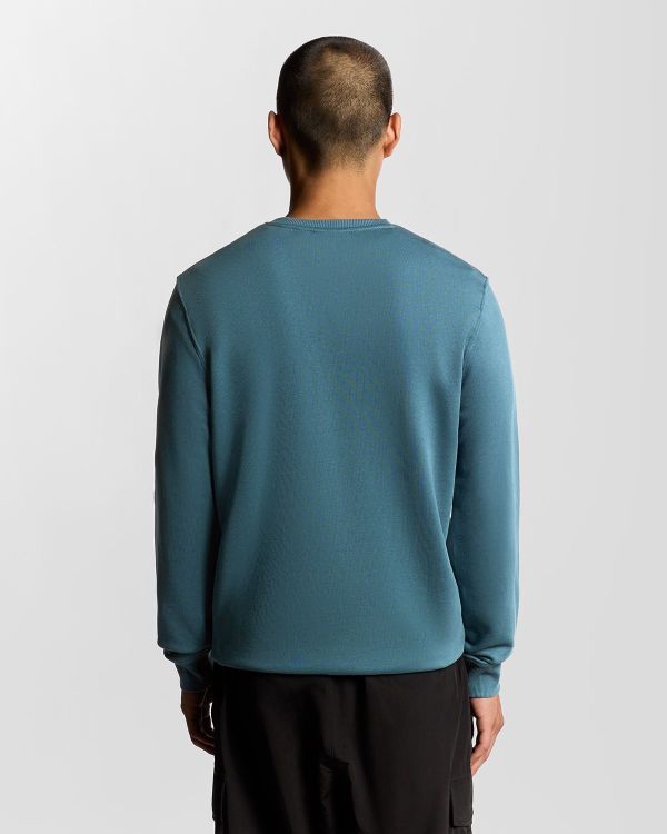 Lyle & Scott Crew Neck Sweatshirt Deep Water  (ML424VOG-X862) - Caramel (Sint-Job-in-’t-Goor)
