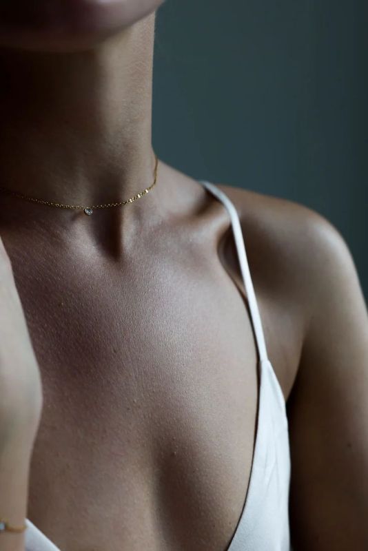Masté Antwerp Ketting Charlotte Goud  (CHARLOTTE-KET G) - Caramel (Sint-Job-in-’t-Goor)