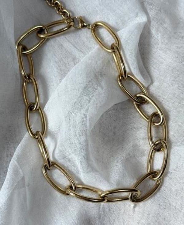 Masté Antwerp Ketting Maurice - Goud  (MAURICE-G Ketting) - Caramel (Sint-Job-in-’t-Goor)