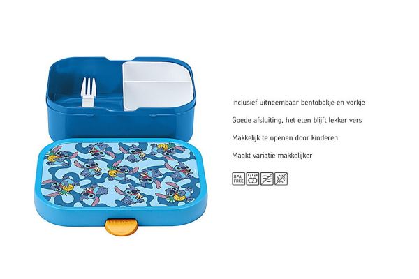 Mepal Campus Bento Lunchbox Met Vorkje 'Stitch'  (107440065403) - Caramel (Sint-Job-in-’t-Goor)