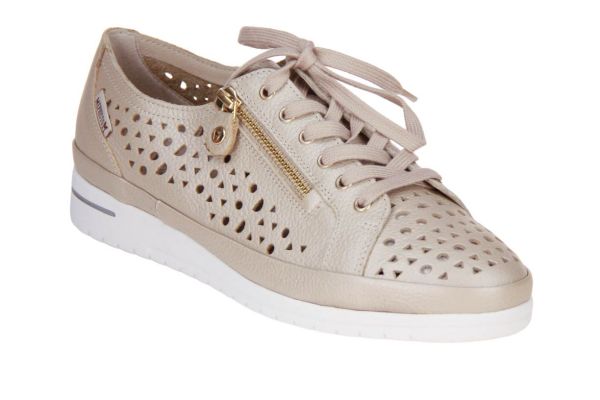 Mephisto June Perf Sneaker Beige  (JUNEPERF-991B) - Caramel (Sint-Job-in-’t-Goor)