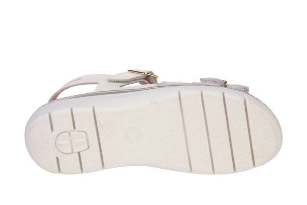Mephisto Mobils Ergonmic Leonna Sandaal Offwhite  (LEONNA-7880) - Caramel (Sint-Job-in-’t-Goor)