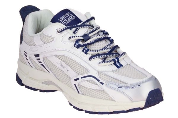 The Mercer Brand The Re-Run Baseball White/Navy  (251006-155) - Caramel (Sint-Job-in-’t-Goor)