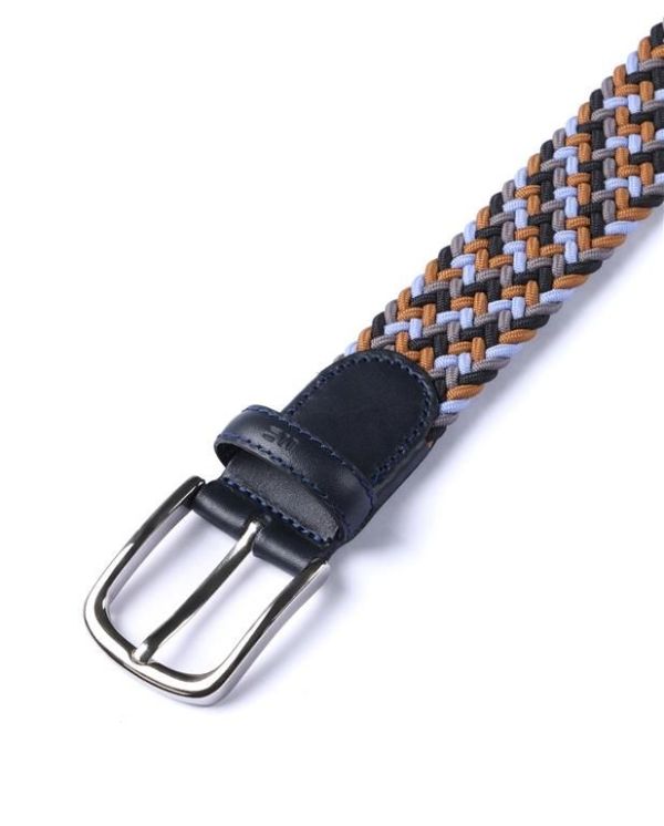 Miguel Bellido Riem Grijs/Cognac/blauw  (394/35-T1) - Caramel (Sint-Job-in-’t-Goor)