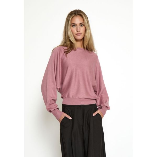 Minus Dana Bat Sleeve Knit Pullover Nostalgia Rose  (mi6280-4402) - Caramel (Sint-Job-in-’t-Goor)