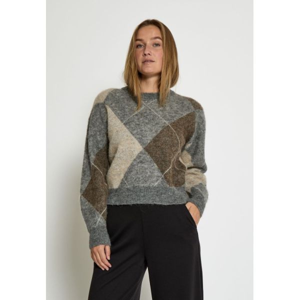 Minus Revea Knit Pullover Carafe  (MI6725-5064) - Caramel (Sint-Job-in-’t-Goor)