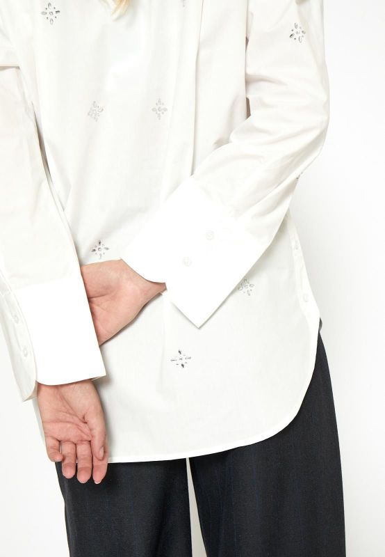 Minus Lumi shirt Cloud Dancer  (MI6844-235) - Caramel (Sint-Job-in-’t-Goor)