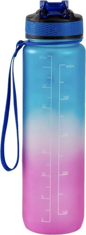 Motivai Motivatie Waterfles 1L Blauw/Roze  (waterfles blauw/roze ) - Caramel (Sint-Job-in-’t-Goor)