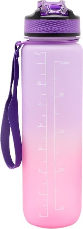 Motivai Motivatie Waterfles 1L Paars/Roze  (waterfles paars/roze) - Caramel (Sint-Job-in-’t-Goor)