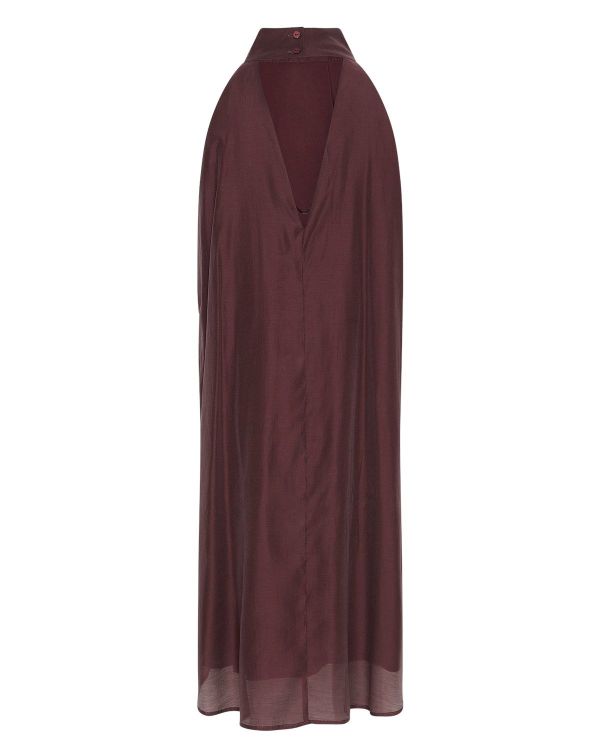 MSCH Alithea Faustina SL Dress Fudge  (19109 fudge) - Caramel (Sint-Job-in-’t-Goor)