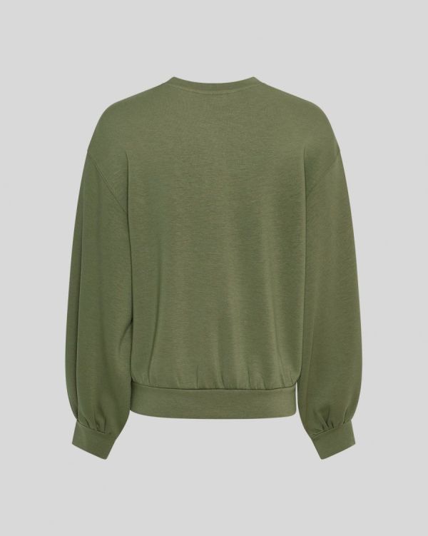MSCH Brionna Ima Q Sweatshirt Olivine  (19536 OLIVINE) - Caramel (Sint-Job-in-’t-Goor)