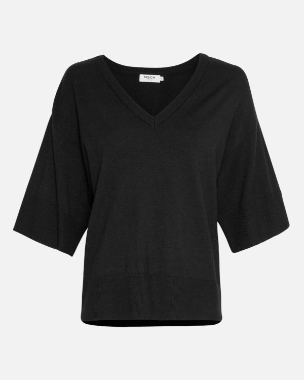 MSCH Eslina Rachelle 2/4 V Pullover Black  (17626-BLACK) - Caramel (Sint-Job-in-’t-Goor)