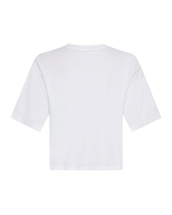 MSCH Moa Melea T-Shirt Bright White  (18912 BRIGHT WHITE) - Caramel (Sint-Job-in-’t-Goor)