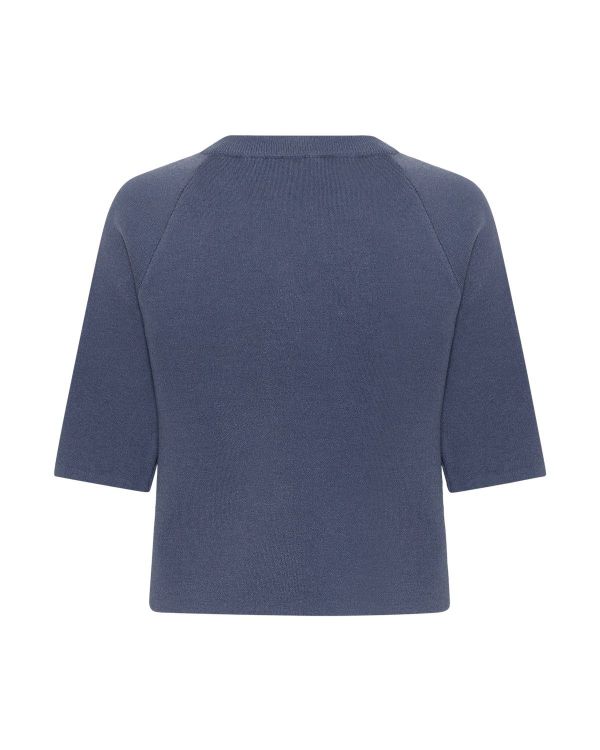 MSCH Aubree East 2/4 Cardigan Vintage Indigo  (19596 VINTAGE INDIGO) - Caramel (Sint-Job-in-’t-Goor)