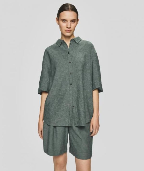 MSCH Viana Ginia HW Shorts Laurel W Melange  (19659 LAUREL W MEL) - Caramel (Sint-Job-in-’t-Goor)