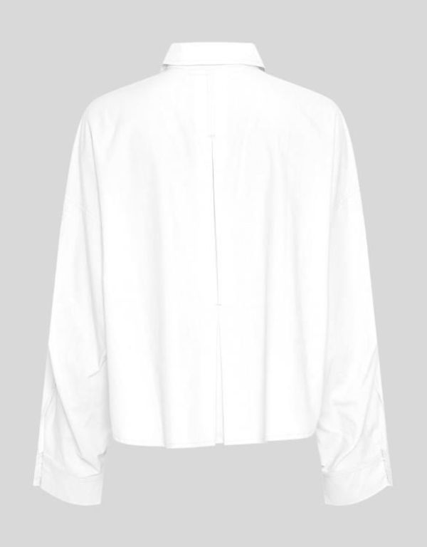 MSCH Nesrine Selmina Shirt Bright White  (19789 BRIGHT WHITE) - Caramel (Sint-Job-in-’t-Goor)
