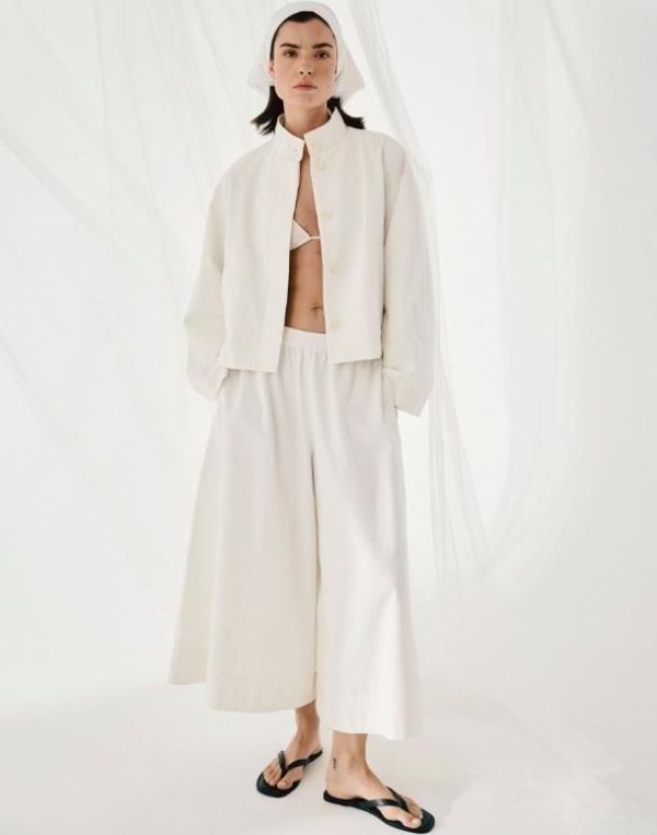 MSCH Josilyn HW Skirt Pants Egret  (19798 EGRET) - Caramel (Sint-Job-in-’t-Goor)