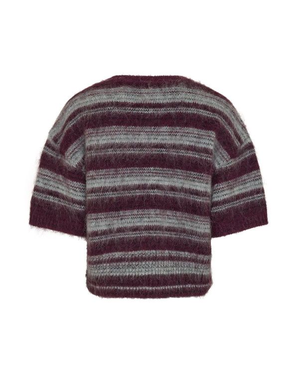 Msch Lycie 2/4 Pullover STP  (19860 PURPLE GRAY) - Caramel (Sint-Job-in-’t-Goor)