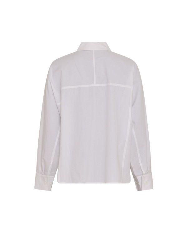 MSCH Susana Selmina Shirt Bright White  (20051 BRIGHT WHITE) - Caramel (Sint-Job-in-’t-Goor)