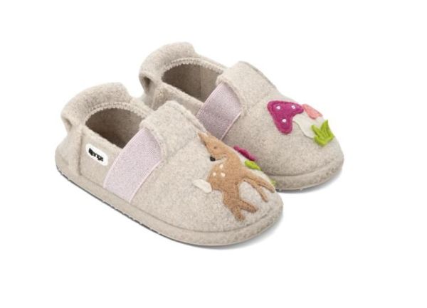 Nanga Kids Pantoffel Bambi - beige  (0585-10) - Caramel (Sint-Job-in-’t-Goor)