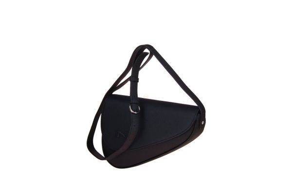 Nathan Baume Sunny Crossbody Bag With Flap Black  (1006/G006 BLACK) - Caramel (Sint-Job-in-’t-Goor)