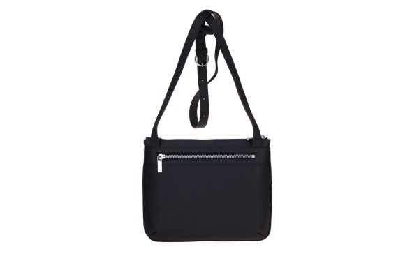 Nathan-Baume Napoli Zipped Crossbody Bag Black  (1102/G006 BLACK) - Caramel (Sint-Job-in-’t-Goor)
