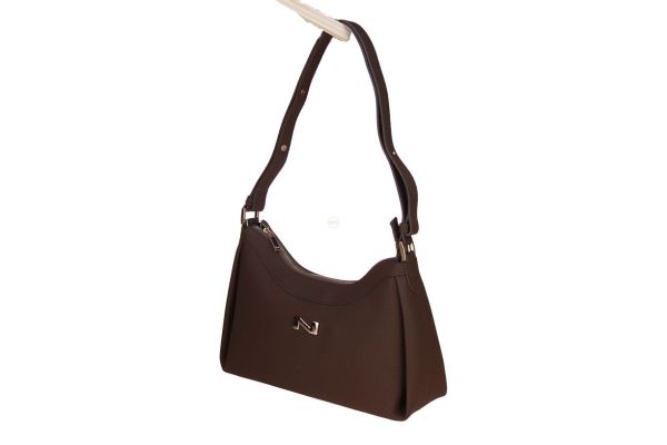 Nathan Baume Maïa Zipped Shoulder Bag Regent  (N262-32-06/G062 REGENT) - Caramel (Sint-Job-in-’t-Goor)