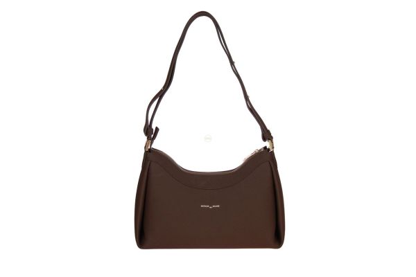 Nathan Baume Maïa Zipped Shoulder Bag Regent  (N262-32-06/G062 REGENT) - Caramel (Sint-Job-in-’t-Goor)
