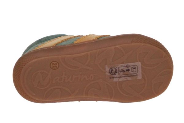 Naturino Cocoon Eerste Stapper Groen-Camel  (2019139.01-3F44) - Caramel (Sint-Job-in-’t-Goor)