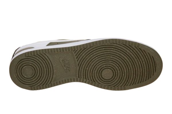 Nike Court Vision Low Medium Olive-White Sneaker  (HM9862-201) - Caramel (Sint-Job-in-’t-Goor)