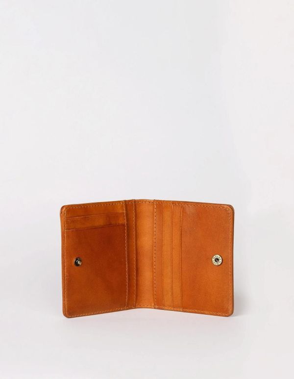 O My Bag Alex Fold-Over Wallet Cognac Classic Leather  (OMB-E070BV) - Caramel (Sint-Job-in-’t-Goor)