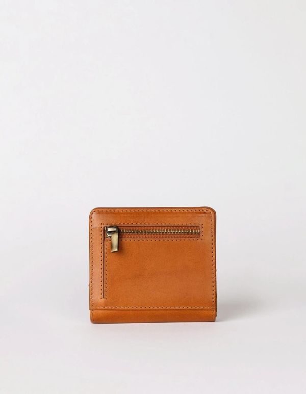 O My Bag Alex Fold-Over Wallet Cognac Classic Leather  (OMB-E070BV) - Caramel (Sint-Job-in-’t-Goor)