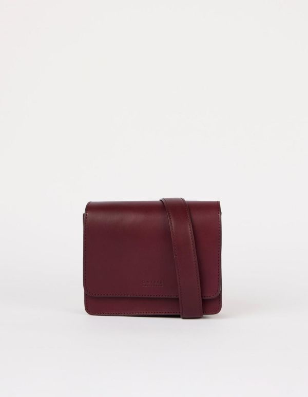 O My Bag Audrey Mini Dark Cherry Classic Leather  (OMB-E100DV) - Caramel (Sint-Job-in-’t-Goor)