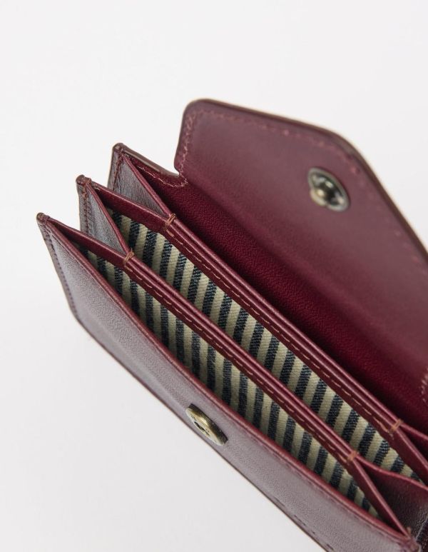 O My Bag Harmonica Wallet Dark Cherry Classic Leather  (OMB-E153DV) - Caramel (Sint-Job-in-’t-Goor)