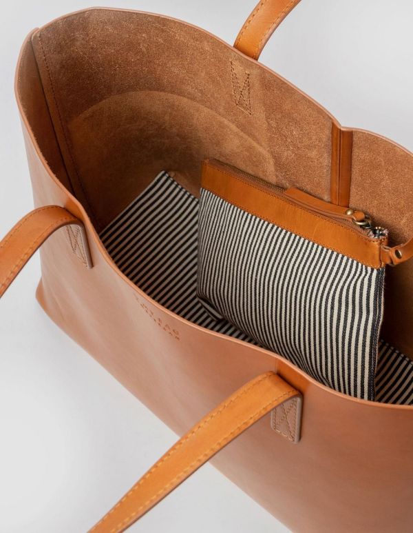 O My Bag Sam Shopper Cognac Classic Leather  (OMB-E157BV) - Caramel (Sint-Job-in-’t-Goor)