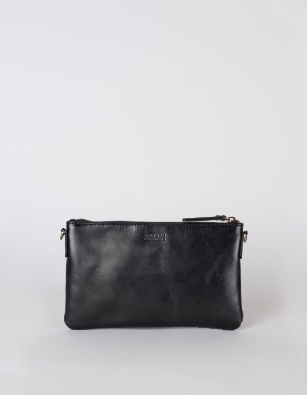 O My Bag Lexi Black Woven Classic Leather  (OMB-E167CVW) - Caramel (Sint-Job-in-’t-Goor)